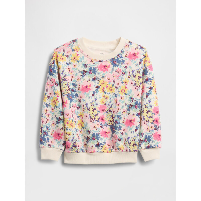 IE FRCH LOGO CREW IVORY FROST