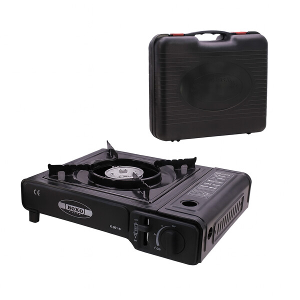 Anafe Cocina Portatil Parrilla Quemador A Gas Cocina Camping Color Negro