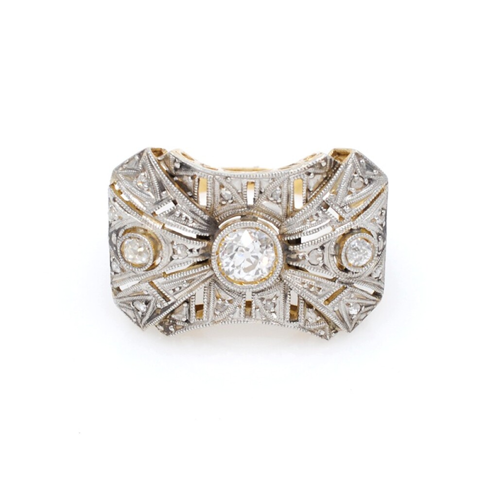 Anillo Oro Blanco 18K Y Brillantes Anillo Oro Blanco 18K Y Brillantes