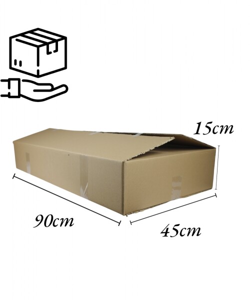 Caja aleta simple 90x45x15 - e commerce. MADERA