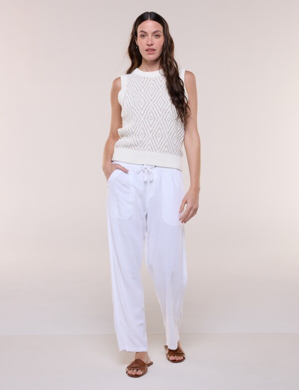 Pantalon Lino CRUDO