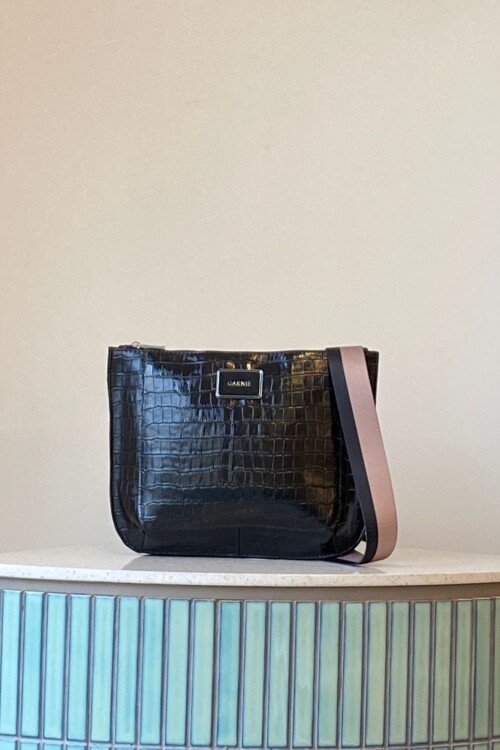 Bandolera Laura Crocco Negro