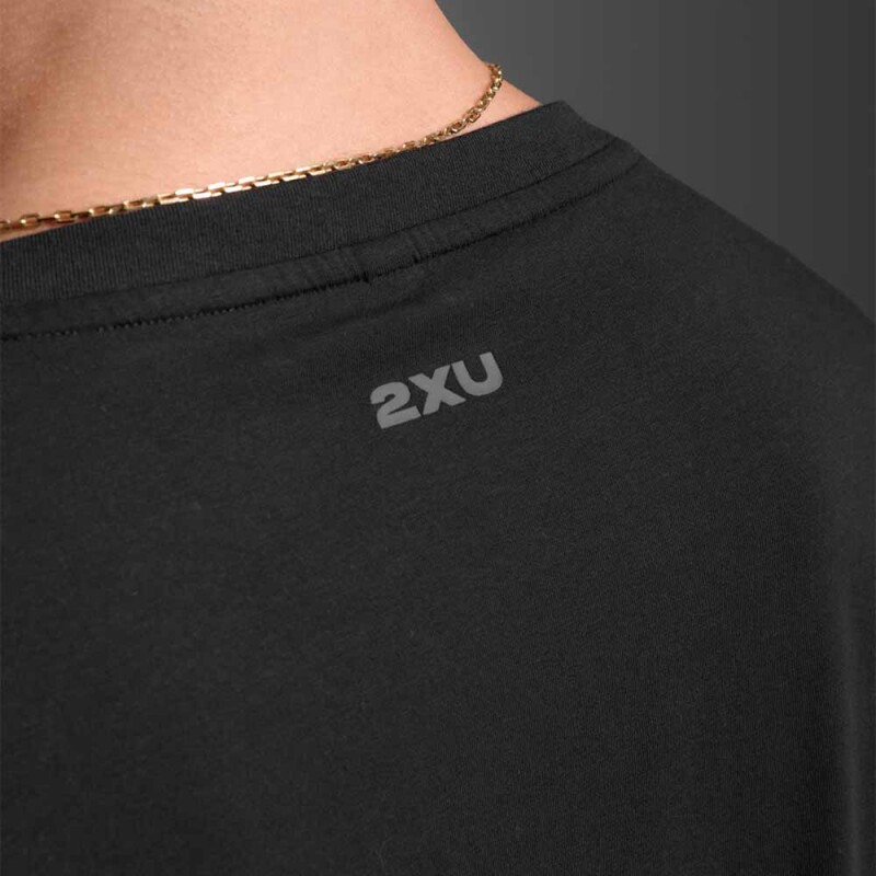 Polo Training Motion Cotton Flex Tee Hombre Black/black