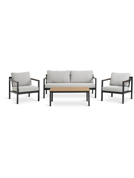 Set muebles jardín BEJSTRUP 4 pl gris Set muebles jardín BEJSTRUP 4 pl gris