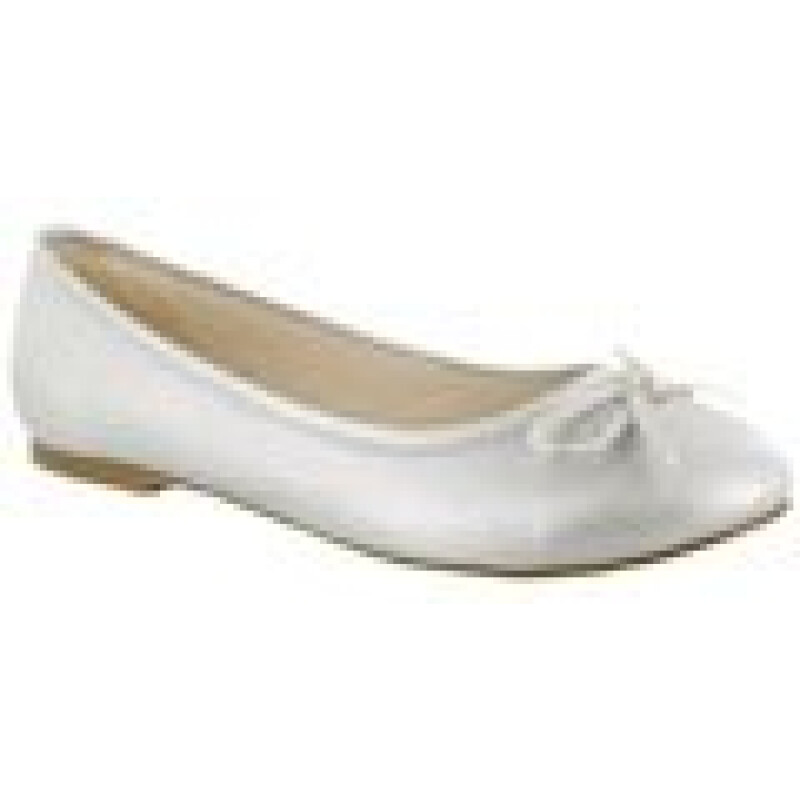 Ballerinas Infantiles Croco Kids Plateado