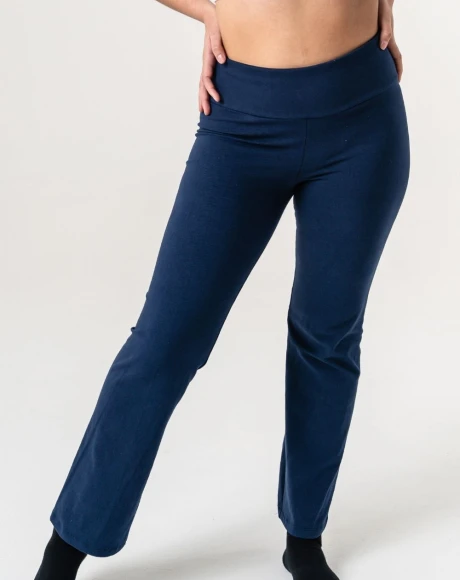 Calza deportiva de algodón Debbie Azul Marino