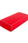 Caja eco bombones 6x12x2,5 cm. (3 bombones) ROJO