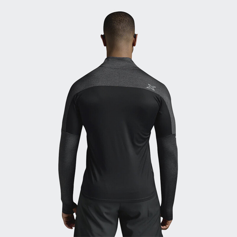 Buzo 2XU Aero 1/2 ZIP Negro