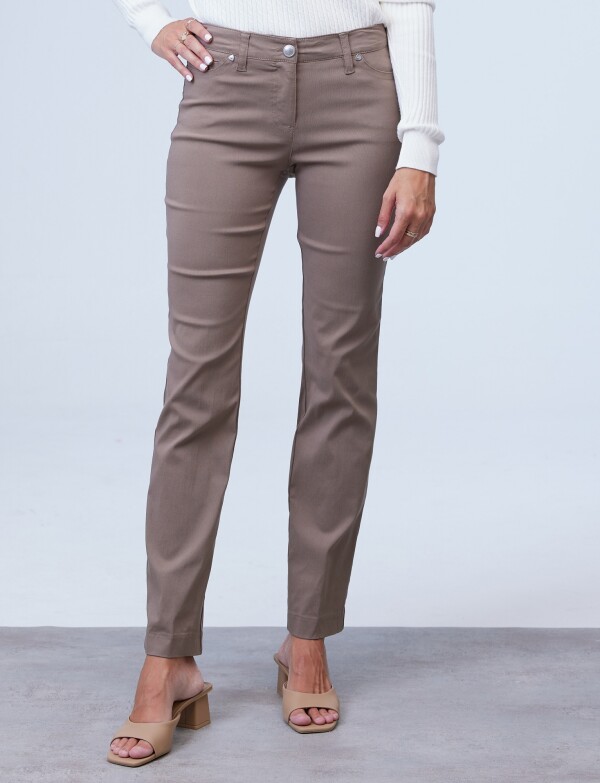 Pantalon Slim KHAKI