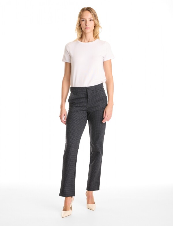 Pantalon Gales NEGRO/GRIS