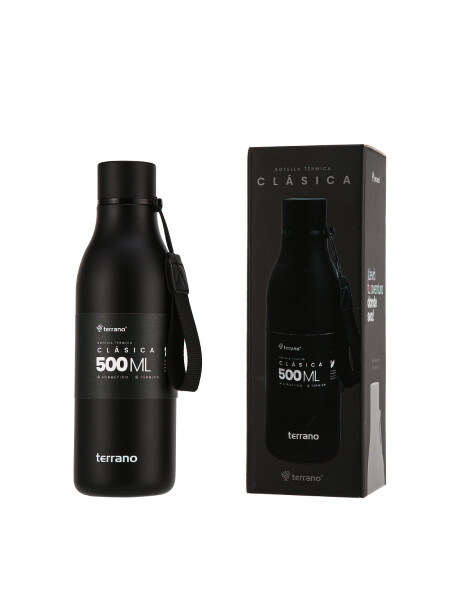 Botella Térmica Clásica Negro