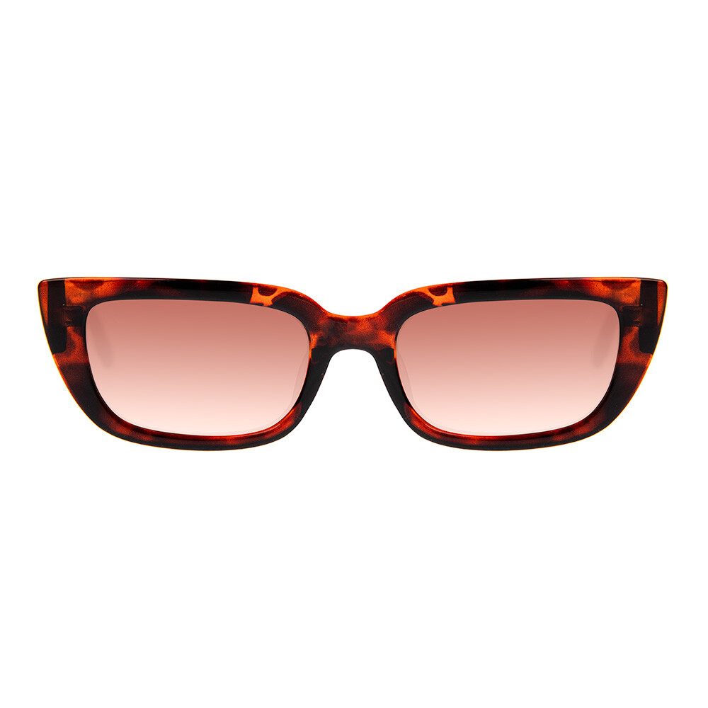 Lentes De Sol Chilli Beans Cuadrado - Mujer Gradiente Marón/Tortuga