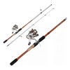 Caña Okuma Steeler Combo Caña + Reel + Tanza 1,65 Mts Naranja