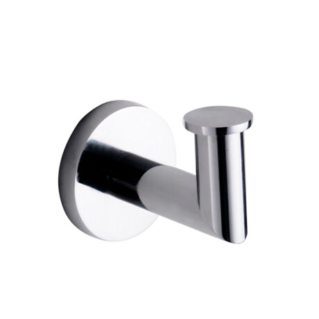 PERCHA CROMADA METALICA MODENA CROMO MATE DE BAÑO CROMO