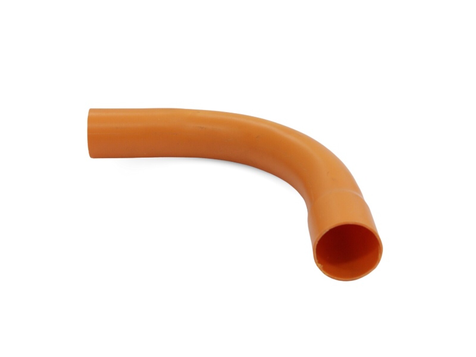 CURVA PVC CORTA DE 32 MM X 90° - NARANJA. VCP 