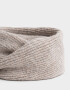 Cuellos Clasico Cuello Tejido Beige - Marron Beige