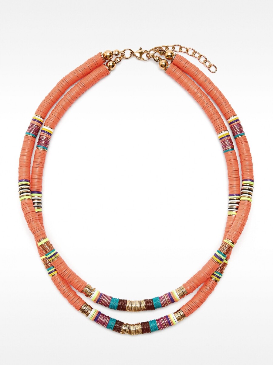 Collar Doble Segmentado multicolor