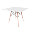 MESA EAMES CUADRADA (90X90) - COLOR BLANCA MESA EAMES CUADRADA (90X90) - COLOR BLANCA