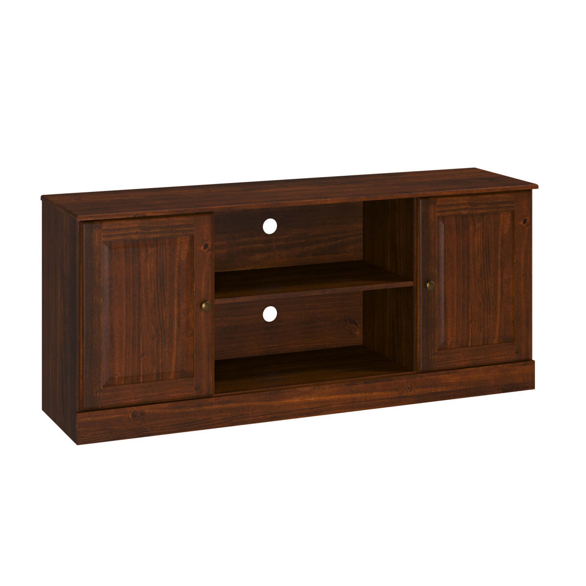 RACK DE LIVING - MADERA MARRON AGATA NOGAL 