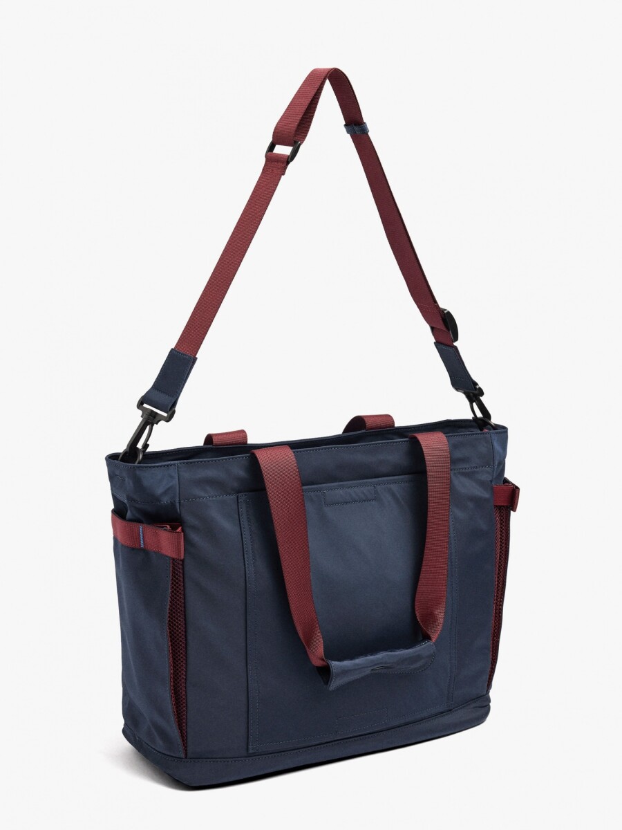 Bolso De Fin De Semana De Nylon azul-marino