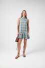 VESTIDO DE LINO DAISY Turquesa