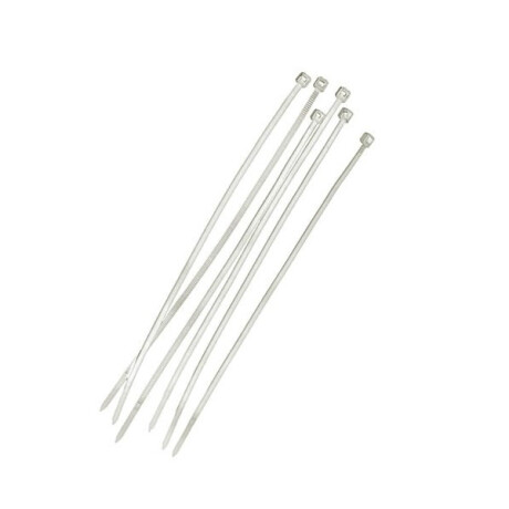 TOLSEN COLLARIN BLANCO 3.6*200MM 100 UNIDADES Tolsen Collarin Blanco 3.6*200mm 100 Unidades