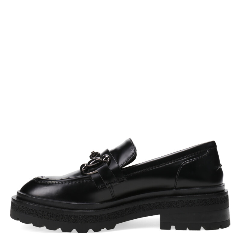 Zapato de Mujer Miss Carol DOULE Mocasin con hebilla Negro