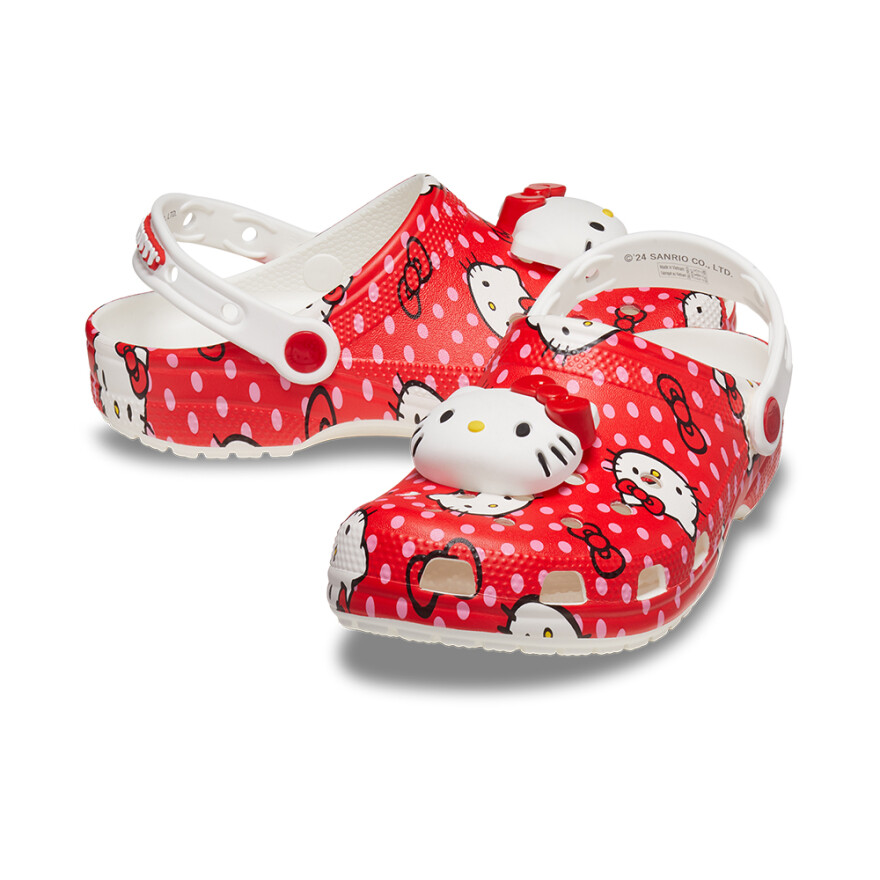 Classic Hello Kitty Red Clog - Unisex Multi