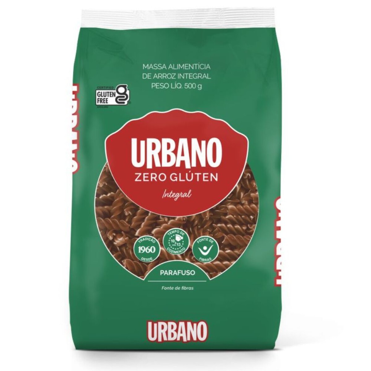 Fideos Tirabuzon Integral Urbano 500g 