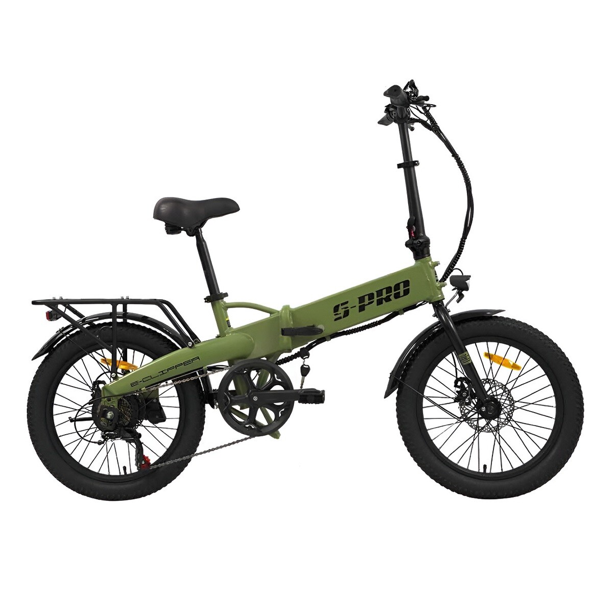 Bicicleta Eléctrica S-pro E-clipper 2026 - Verde Musgo 