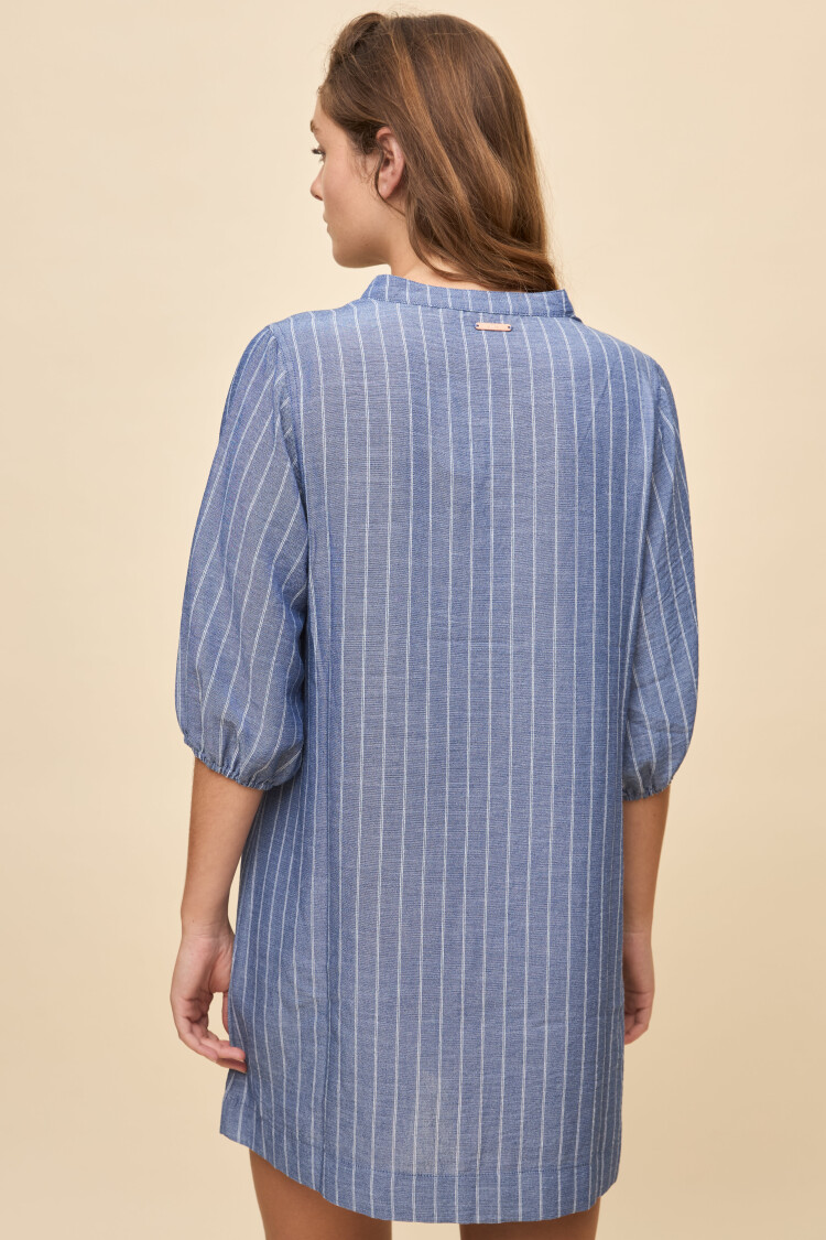 VESTIDO TALA STRIPED Azul Marino
