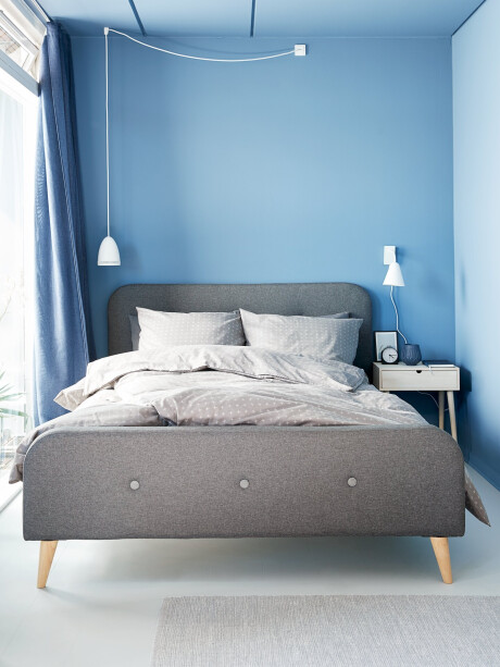 Mesa de luz ILBRO 1 cajón natural Mesa de luz ILBRO 1 cajón natural