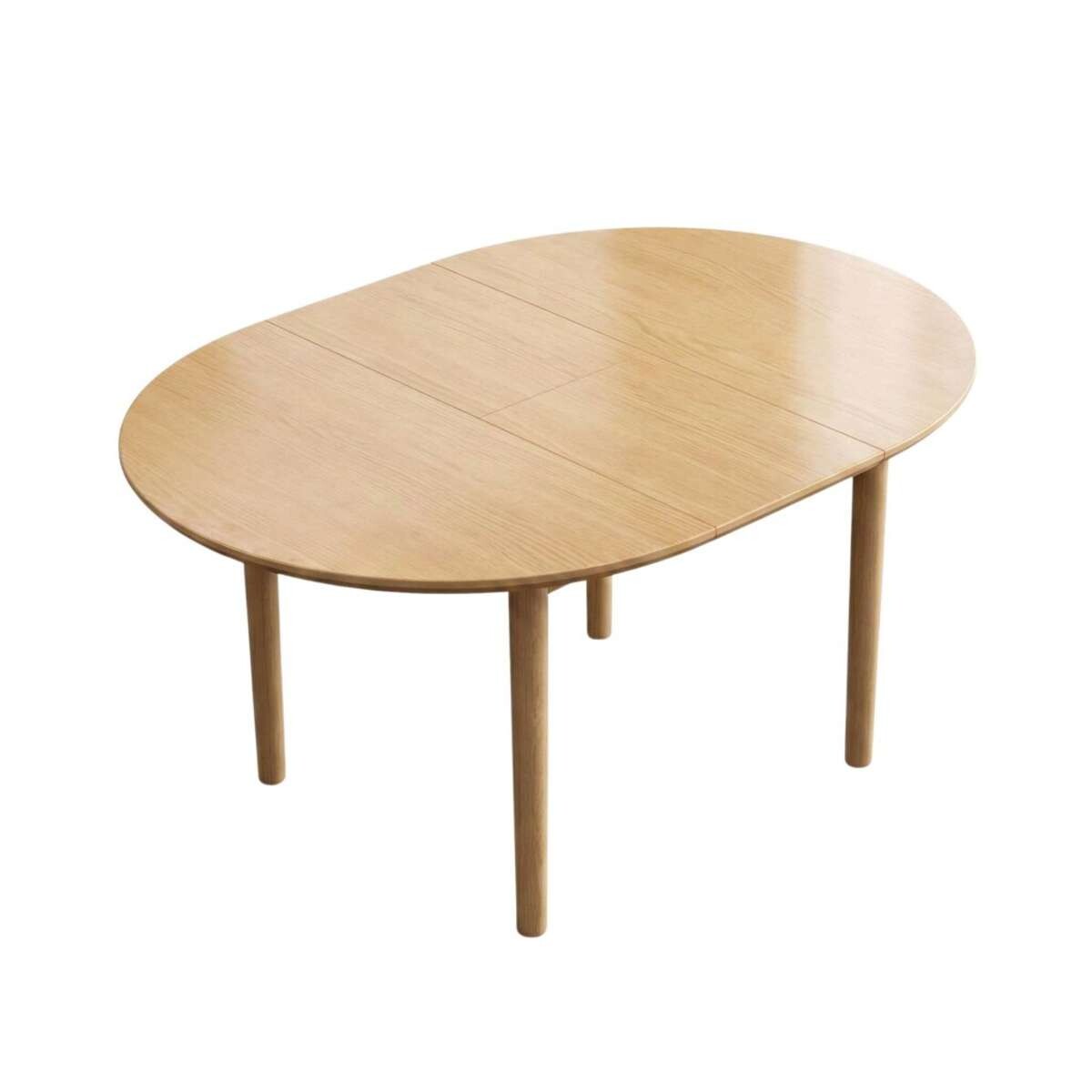 Mesa de comedor Extensible - Madera maciza 100 a 130 cm Elan 