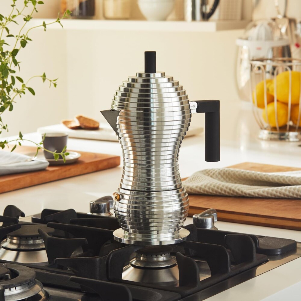 ALESSI PULCINA CAFETERA ESPRESSO 3TZ MICHELE DE LUCCHI NEGRA INDUCCION ALESSI PULCINA CAFETERA ESPRESSO 3TZ MICHELE DE LUCCHI NEGRA INDUCCION