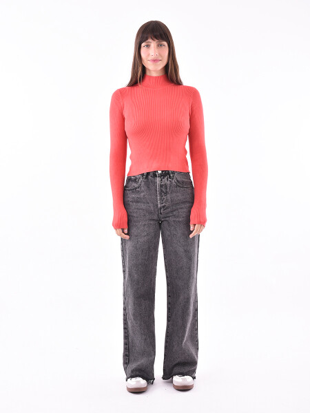 POLERA FRUNDA ROJO
