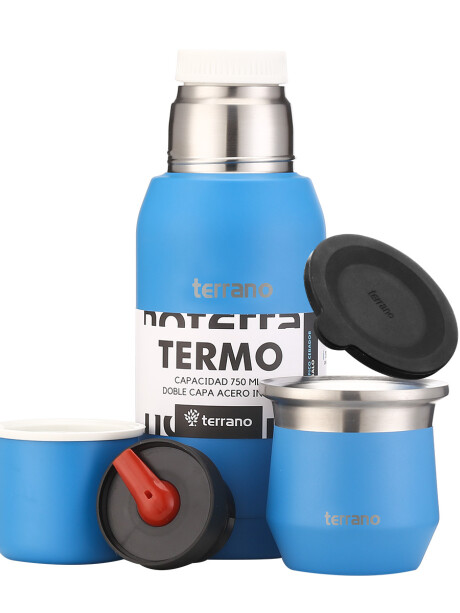 Kit Acero 750ML. / Mate Flap Azul Eléctrico