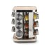 Especiero Giratorio 12 Frascos Vidrio Para Condimentos Cocina Acero Inoxidable Imback Especiero Giratorio 12 Frascos Vidrio Para Condimentos Cocina Acero Inoxidable Imback