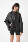 CHAQUETA BOMBER Negro