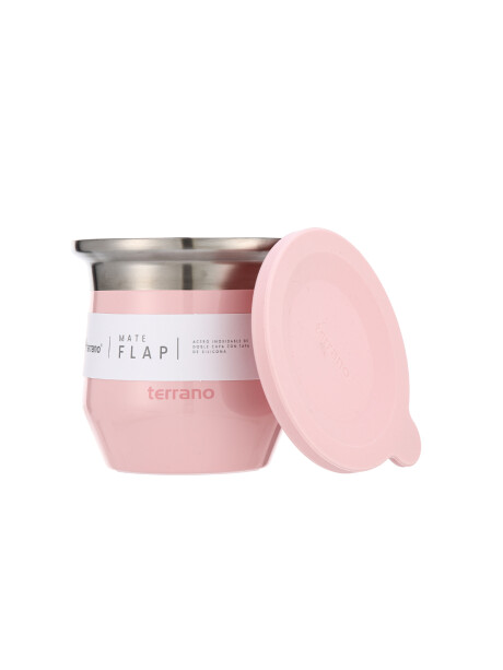 Mate Acero Flap - Metalizado Rosado