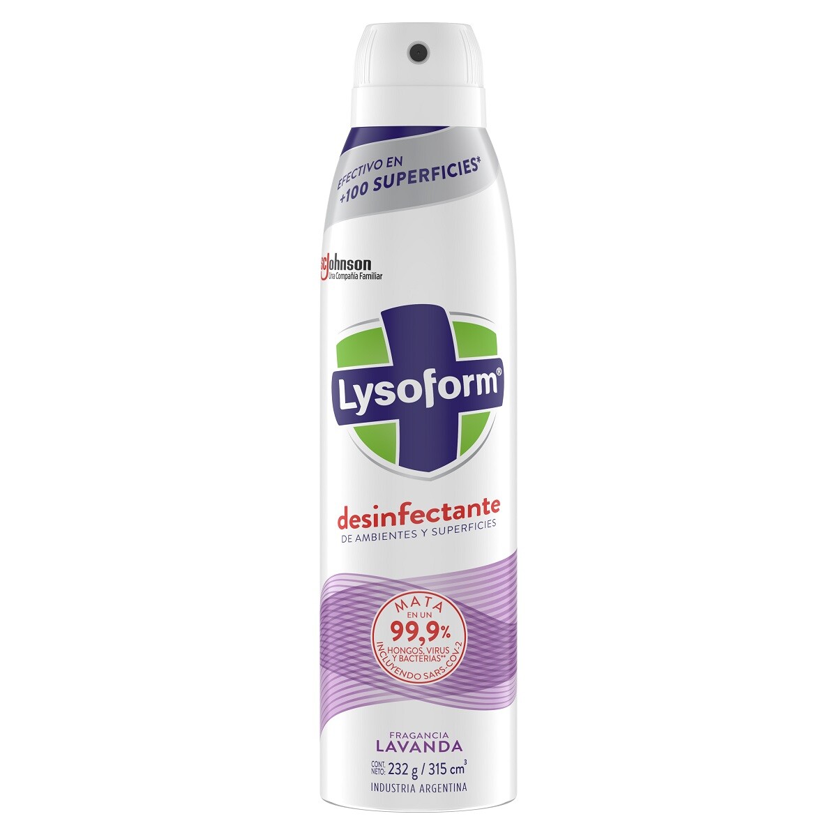 Lysoform Aerosol Lavanda 315 Ml. 