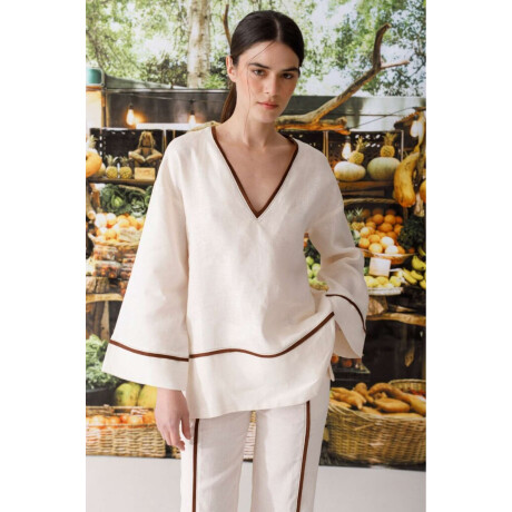 Pre Venta Blusa Coco Manteca