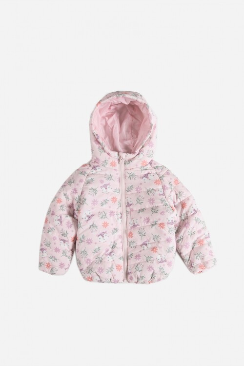 Campera puffer básica ROSA