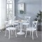Juego De Comedor 4 Sillas Vienesas + Mesa Tulip Blanco