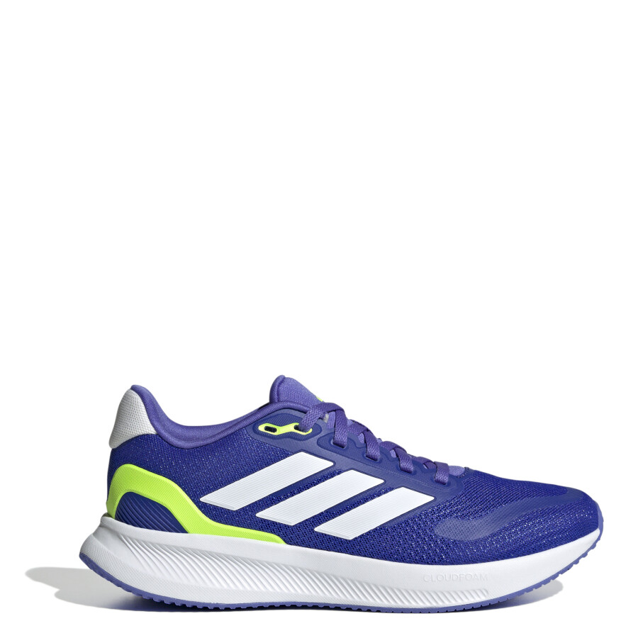 Championes Infantiles Adidas Run Falcon 5 Azul - Blanco - Fluor