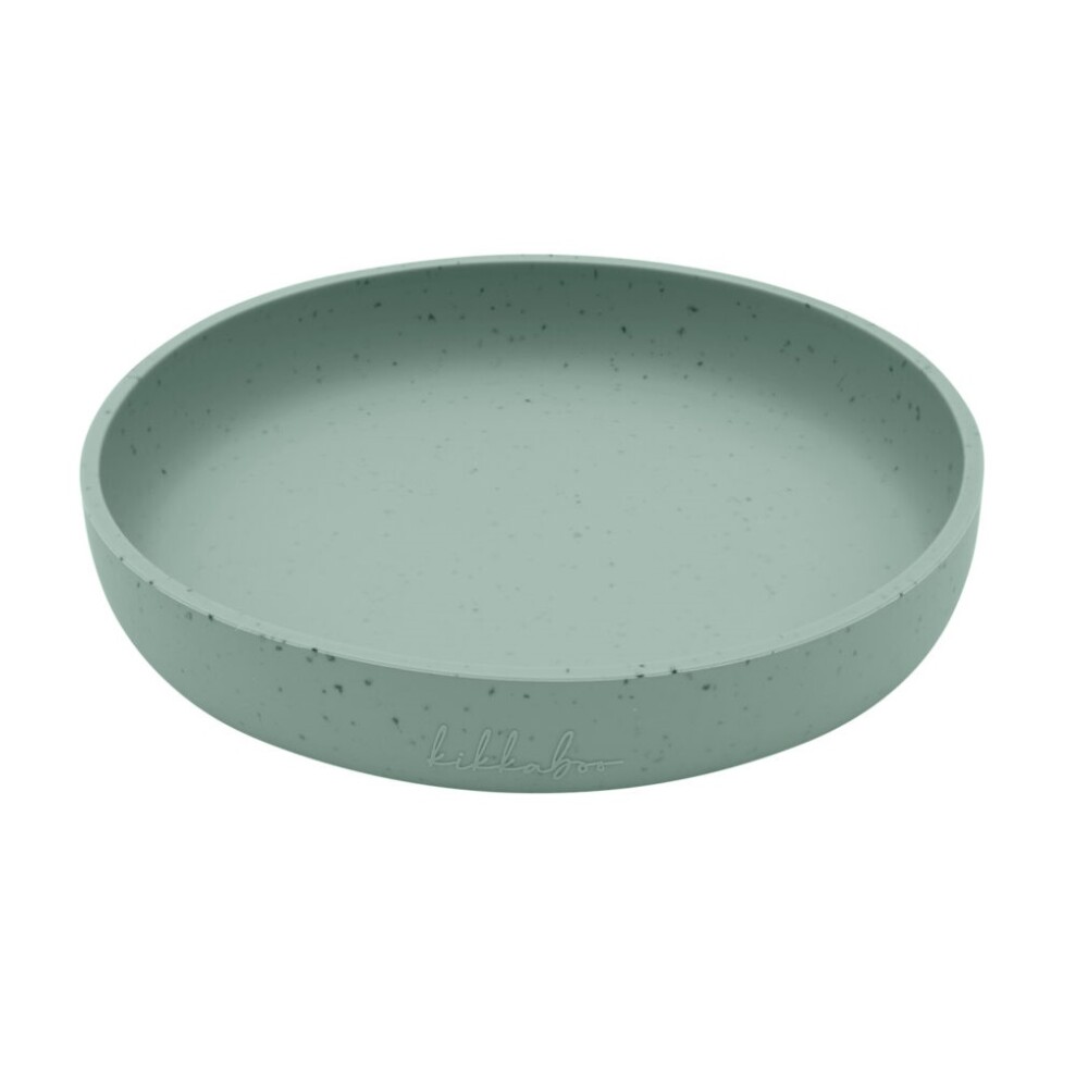 Plato Silicona Kikkaboo Verde