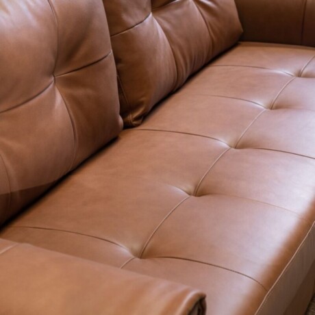 Sillon Cuero Raffaello 2 Cuerpos Amarula U