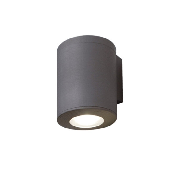 Aplique LED pared gris IP55 GU10 inc. Ø95mm FRANCA FL0907