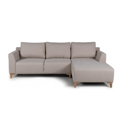 Rinconera Gino - Tela Microfibra - Chaise derecho TC 1010 (Beige)