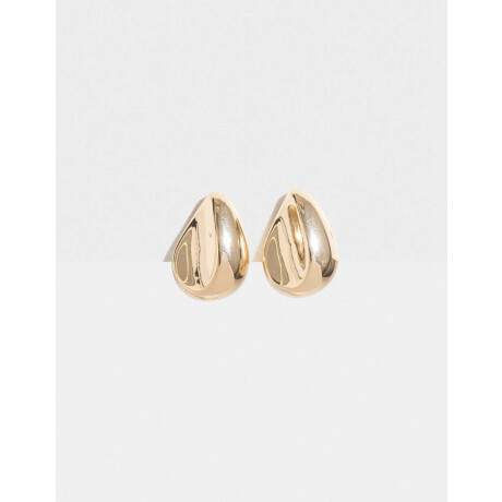 Aros Clip De Metal Dorado