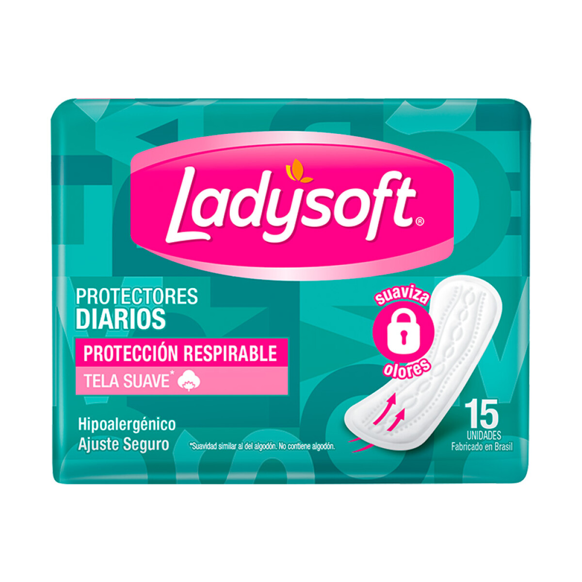 Protectores Diario Ladysoft Respirable 15 Uds. 